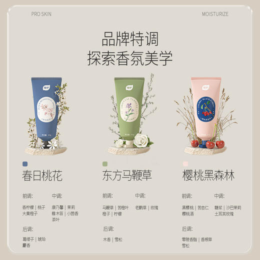 植护滋润护手霜补水保湿防干裂小支便携香氛手霜 商品图2