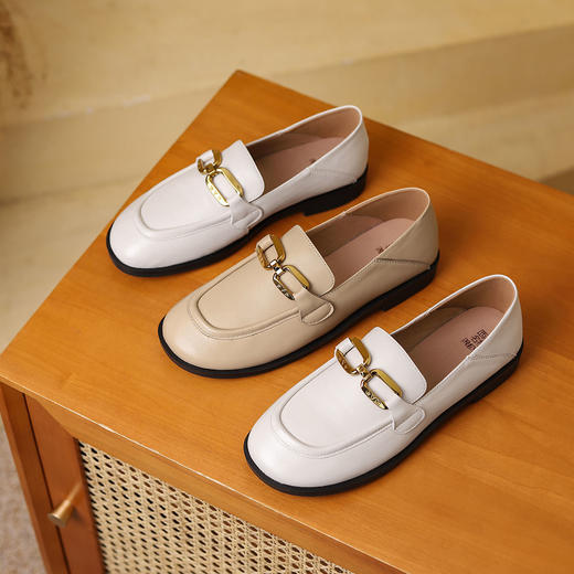 西村名物2022秋季软面休闲乐福鞋T22AM17051 商品图4