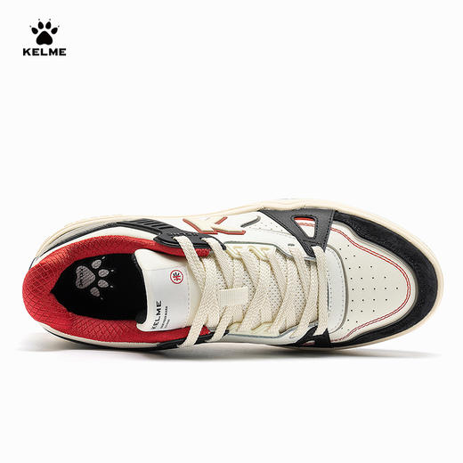 KELME卡尔美男休闲鞋情侣板鞋厚底运动鞋拼接春小白鞋 商品图2