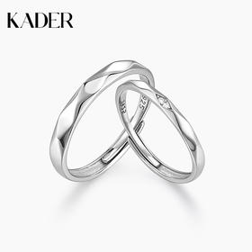 卡蒂罗菱爱情侣对戒一对纯银款戒指小众设计款2022年新款送男女友