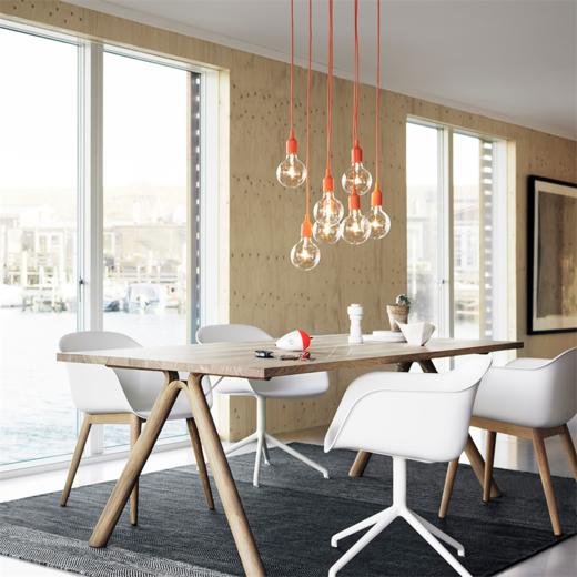 丹麦设计师品牌  muuto E27 彩色硅胶吊灯 北欧清新自然的设计 高端轻奢 商品图1