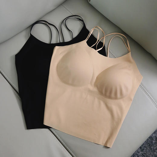 TG-TG02S170真丝吊带抹胸 软支撑无痕贴合美背款内衣短打底吊带透气 商品图0