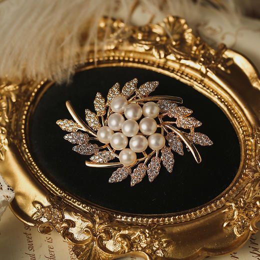 manreya 长相思珍珠胸针 商品图5