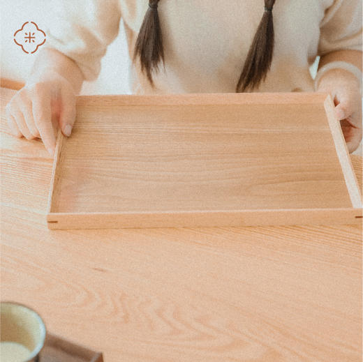 代发 米马生活  日式黑胡桃木白蜡木托盘餐盘泡茶用它不用手忙脚乱了 商品图2