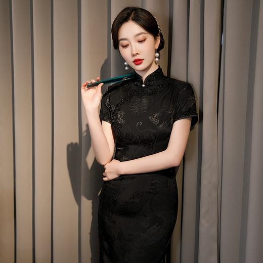 性感优雅，改良版复古民国中国风气质长款老上海旗袍GSJ-3131 商品图4