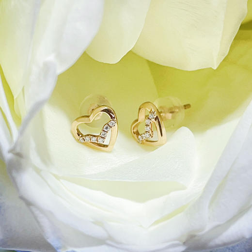 金麒麟18K金钻石耳饰 商品图0