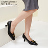 ARCHCONTACT安启美奈方头金属扣细跟单鞋52773 商品缩略图1