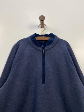 Adidas 阿迪达斯 半拉链 运动外套_SJK(L-XL)