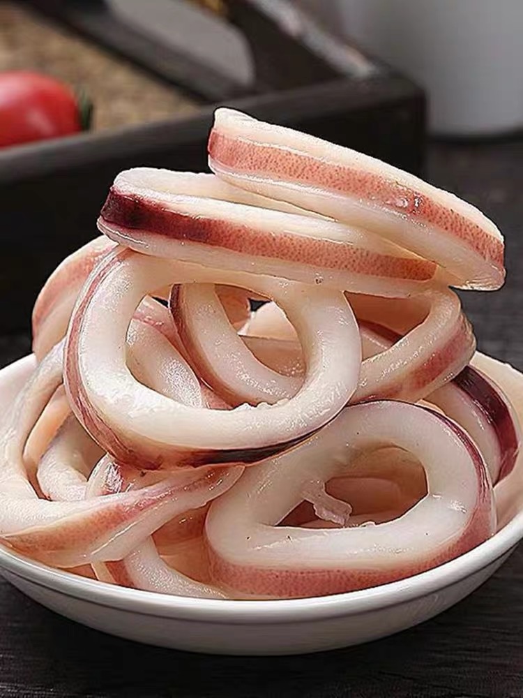 冷冻原汁鱿鱼圈