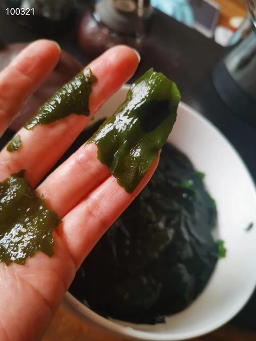 海藻干裙带菜干菜叶片50g/袋，螺旋藻海白菜海木耳，个头小，泡发率高，薄薄的裙带菜叶鲜嫩爽滑，营养价值丰富，独立小包装，全国包邮（偏远地区除外） 商品图2