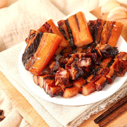 广州酒家 金装腊肉袋装广式腊味秋之风节日送礼广东手信伴手礼 商品图2