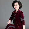 妈妈秋装外套洋气金丝绒休闲运动服三件套装ZB-XH213088 商品缩略图3