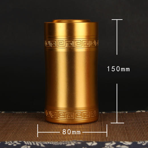 钛合金大罐花纹800【通版• 二两半 •金】45元 一个/满20个包邮 商品图2