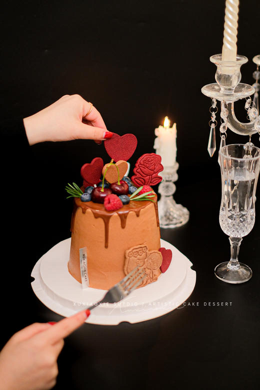 巧克力车厘子蛋糕（4层胚3层车厘子夹心） 商品图2