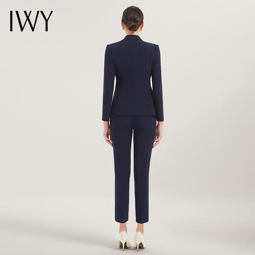 IWY/春秋新款藏青色西装套装酒店前台工作服设计感高端商务正装CP10407 商品图3