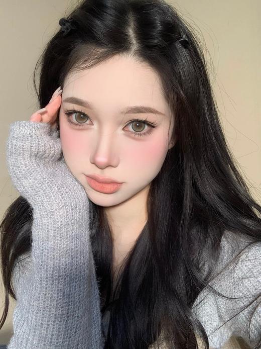 mliilens 可可碎碎冰 年抛 2片 14.5mm 着色14.0mm 基弧8.6 含水38% 韩国进口 商品图3