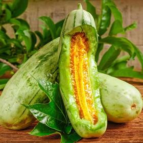 【羊角蜜瓜】前期口感清淡 后期甜度升高 介意慎拍~ 皮薄肉嫩 清甜多汁 果香四溢 松脆爽口 果皮薄脆 营养美味 4种规格任选