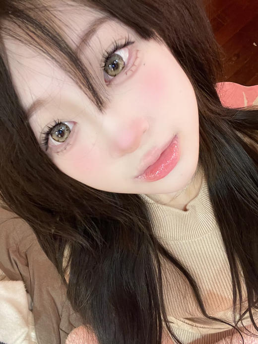 【大直径】Moonenleen-黄糖冰花-14.5mm【年抛 0-1000度 无525/575】 商品图1