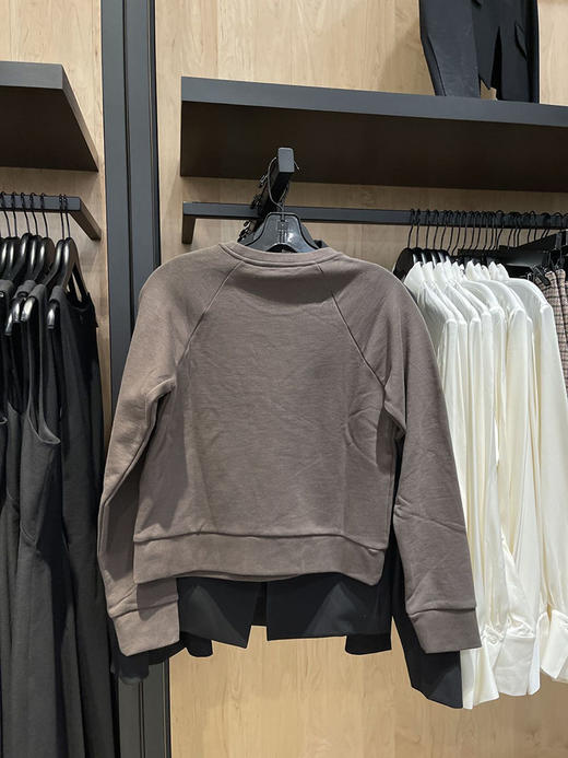 THEORY/希尔瑞 女士春秋款毛线圈插肩袖圆领卫衣 商品图1