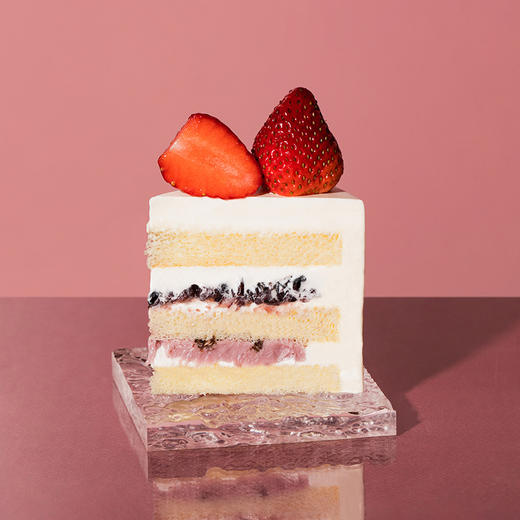 【秀恩爱神器】情人节限定款~甜润草莓-心动草莓·熊蛋糕，草莓遇上丝滑巧克力（赣州幸福西饼） 商品图4