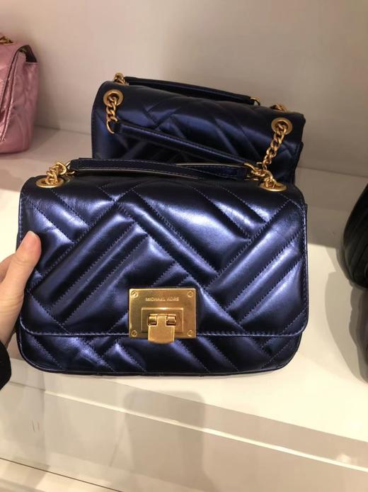 LA现货 黑色1个 Michael Kors MK 女包 斜挎单肩菱格翻盖包 小香风 链条斜挎单肩包 女包 商品图1