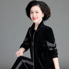 妈妈秋装外套洋气金丝绒休闲运动服三件套装ZB-XH213088 商品缩略图4
