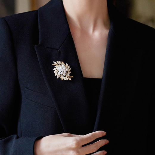 manreya 长相思珍珠胸针 商品图0