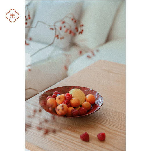 米马生活八十年代初手作可传承的布胎大漆果盘我穿越时空的对话 商品图0