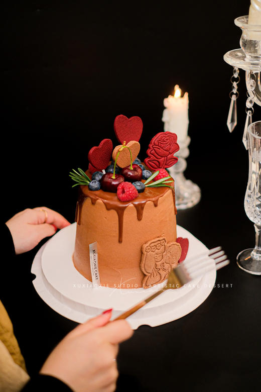 巧克力车厘子蛋糕（4层胚3层车厘子夹心） 商品图1