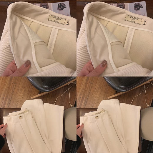 金蘑菇菇【一条过冬裤王合集！羊绒糯米裤+法棍绒绒裤】冬日休闲 商品图3