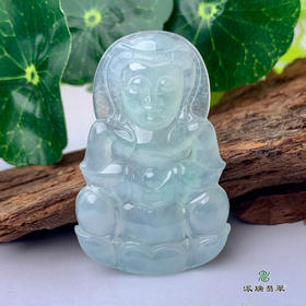 派瑞翡翠 翡翠观音 糯种 淡绿色