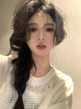 心机毛衣穿搭*温柔带点小性感~