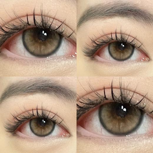 mliilens 可可碎碎冰 年抛 2片 14.5mm 着色14.0mm 基弧8.6 含水38% 韩国进口 商品图2