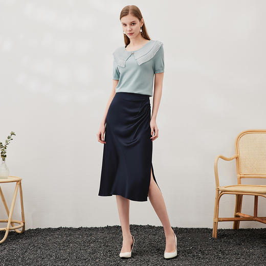 EITIE爱特爱春季新品时尚针织衫优雅气质女6901608 商品图4