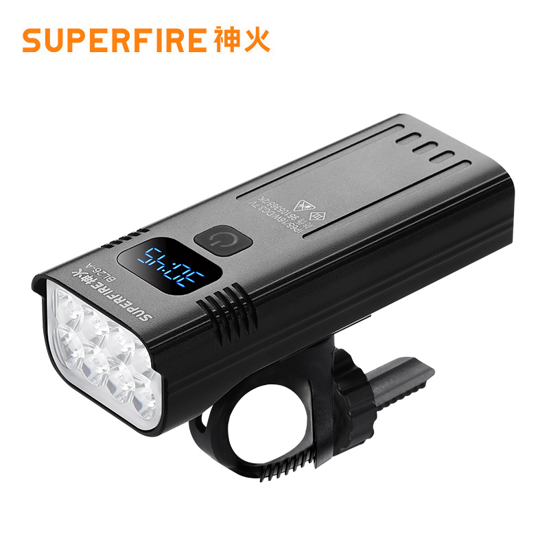 SUPERFIRE神火BL26自行车灯前灯强光远射USB充电夜骑公路山地单车LED灯