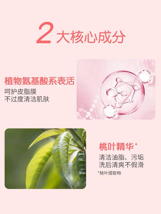 【全家可用】嘉娜宝naive桃叶/柠檬沐浴露 530ml 天然植物提取含保湿精华 商品图7