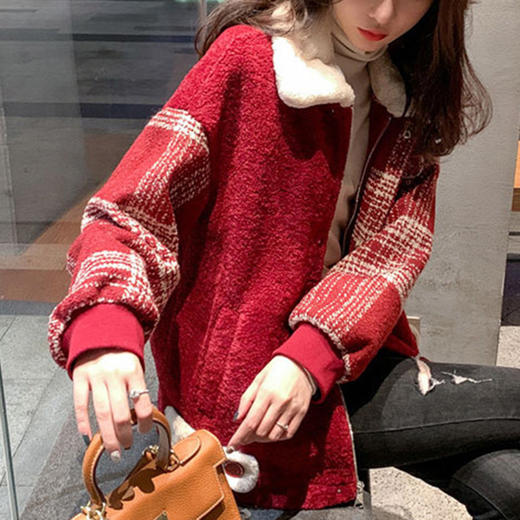 裁缝学苑AQ153 新款小香风纸样羊羔毛女装外套上衣女服装衣服打板 商品图0