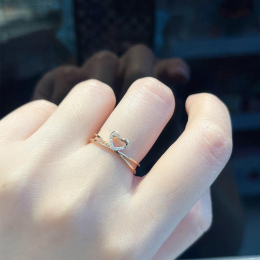 金麒麟18K金钻石戒指 商品图0