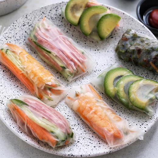 越南春卷皮甜辣酱组合｜稻米磨浆制成 外观通透 口感柔韧 搭配浓郁香醇甜辣酱 吃出健康美味 辣椒酱料 商品图6