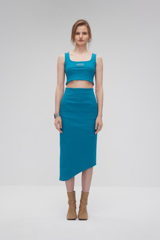 双口袋紧身半裙 商品图0