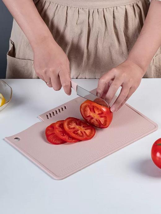 厨房小帮手 户外便携水果刀菜板小刀小菜板切菜板二合一套装hwa09 商品图3