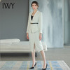 IWY/高端职业装女套装轻奢名媛范西装套裙收腰显瘦开叉包臀裙工作服CS1576 商品缩略图1