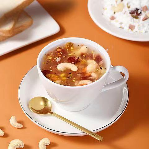 藕粉羹 桂花坚果藕粉羹清新甘甜营养代餐早餐粉红枣腰果藕粉羹 商品图2