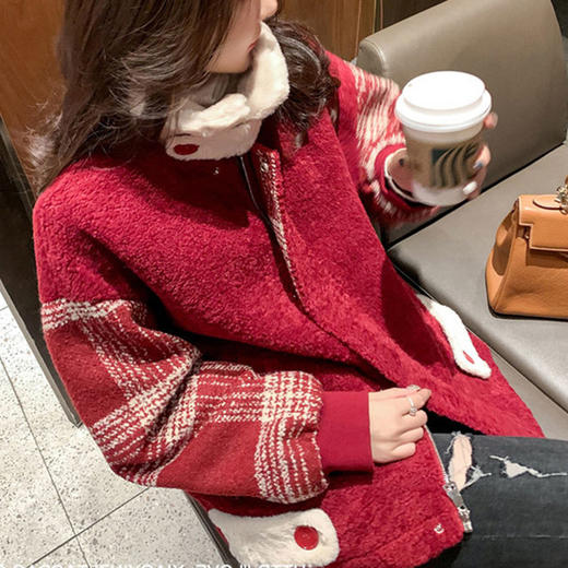 裁缝学苑AQ153 新款小香风纸样羊羔毛女装外套上衣女服装衣服打板 商品图1