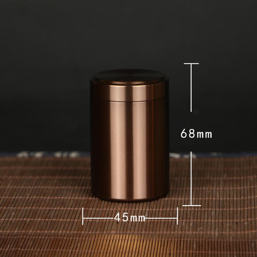 钛合金小罐801【通版 •20g •咖色】4元 一个/满100个包邮 商品图2