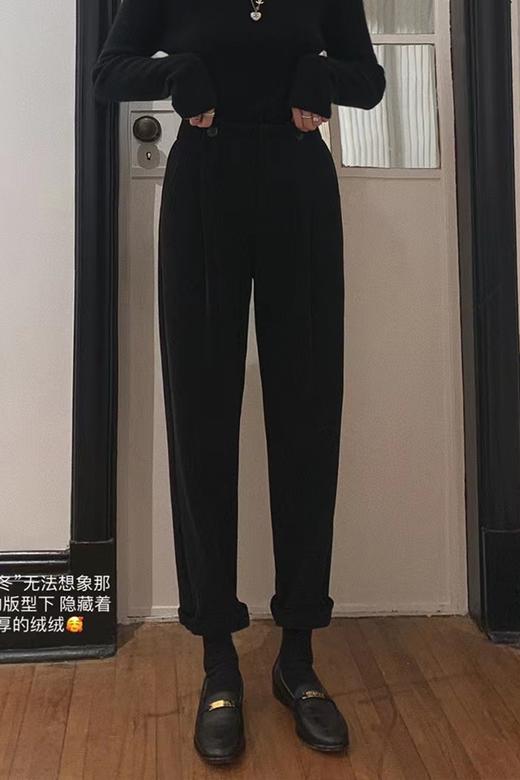 金蘑菇菇【一条过冬裤王合集！羊绒糯米裤+法棍绒绒裤】冬日休闲 商品图6