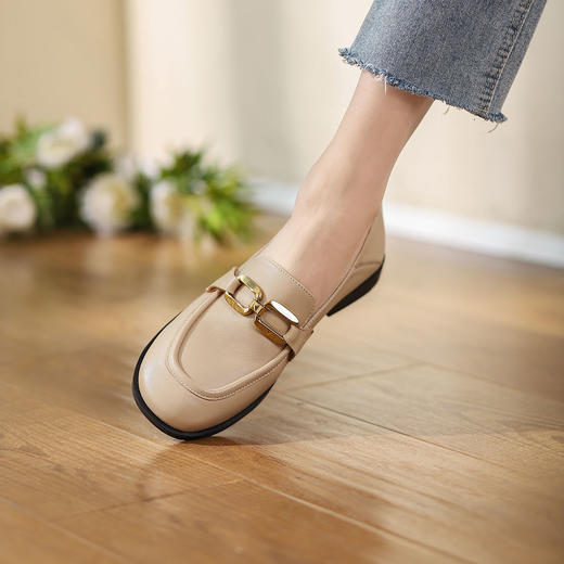 西村名物2022秋季软面休闲乐福鞋T22AM17051 商品图3