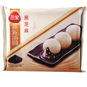 【亚欧超市】三全凌状元黑芝麻汤圆320g/袋