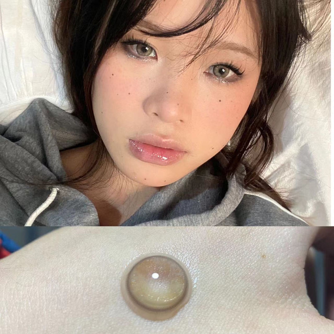 SUGARPLUM糖豆美瞳 年抛隐形眼镜 荒漠流沙14.0mm 1副/2片-VVCON美瞳网11