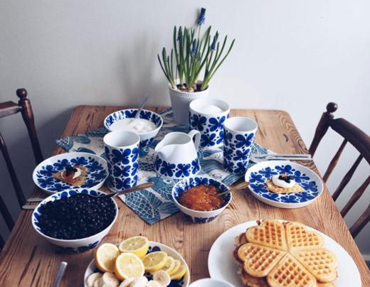 百货世界-汩湫rorstrand蓝色经典马克杯一对 商品图2